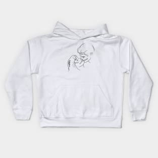 Lineart Lovers Kids Hoodie